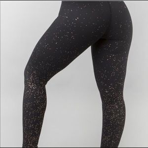 Buff Bunny black with gold leggings